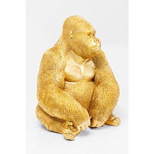 Figurine décorative MONKEY GORILLA SIDE XL Kare Design doré