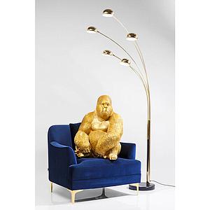 Figurine décorative MONKEY GORILLA SIDE XL Kare Design doré