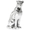 Figurine décorative SITTING CAT RIVET Kare Design chrome
