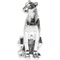 Figurine décorative SITTING CAT RIVET Kare Design chrome