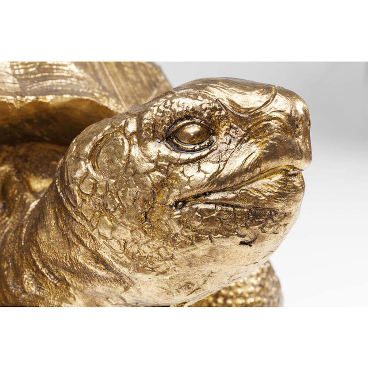 Figurine décorative Turtle Kare Design doré
