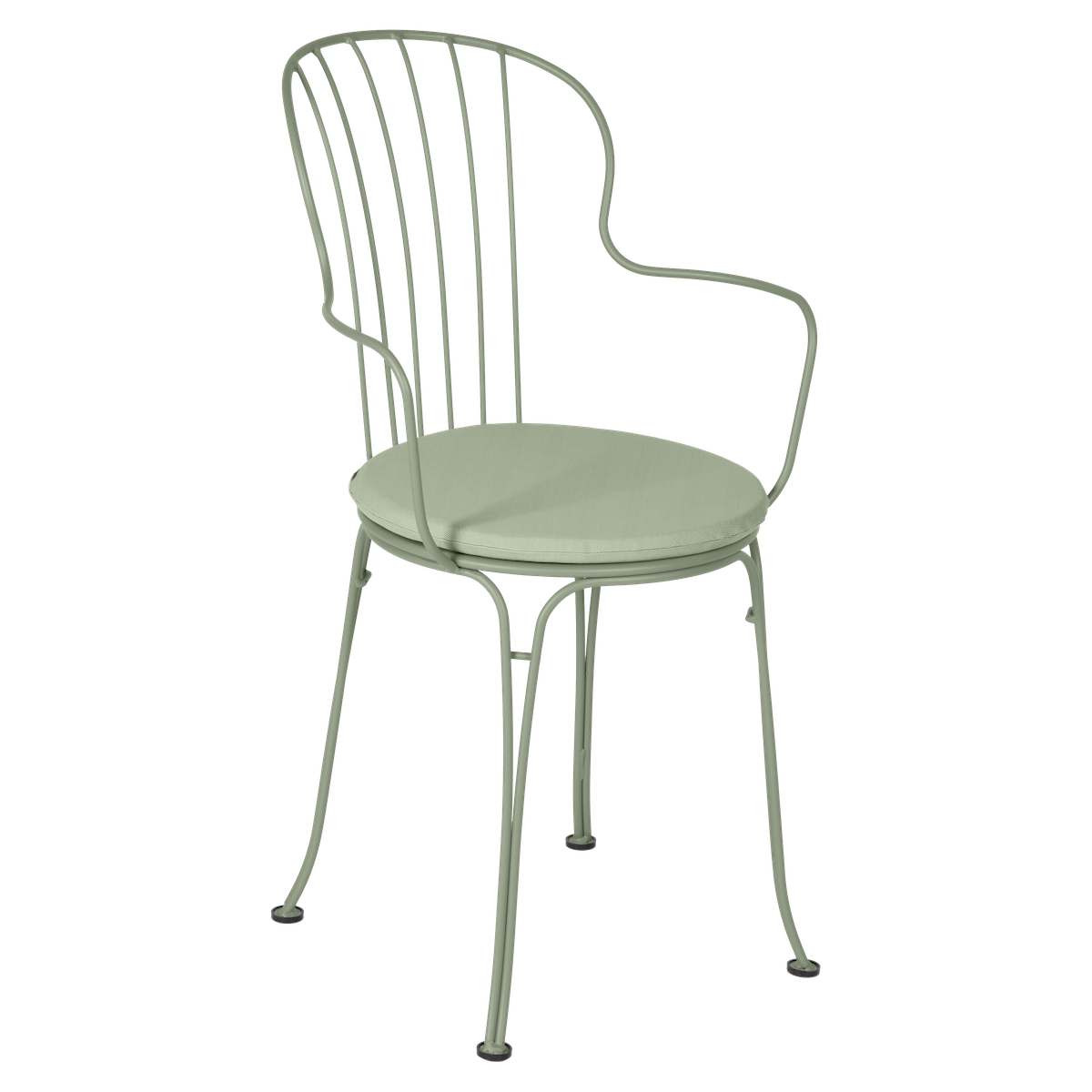 Galette ronde OUTDOOR Fermob 43cm vert amande