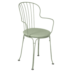 Galette ronde OUTDOOR Fermob 43cm vert amande