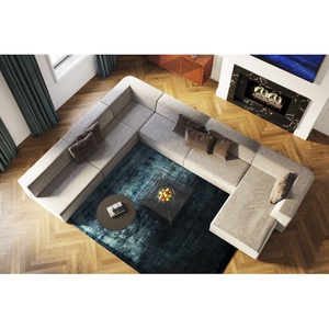 Grand canapé d'angles INFINITY MIAMI Kare Design gris