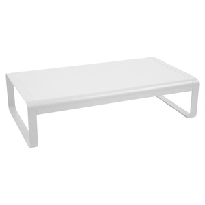 Grande table basse 138x80cm BELLEVIE Fermob blanc coton