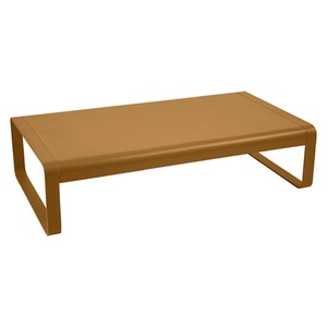 Grande table basse 138x80cm BELLEVIE Fermob pain d'épices 