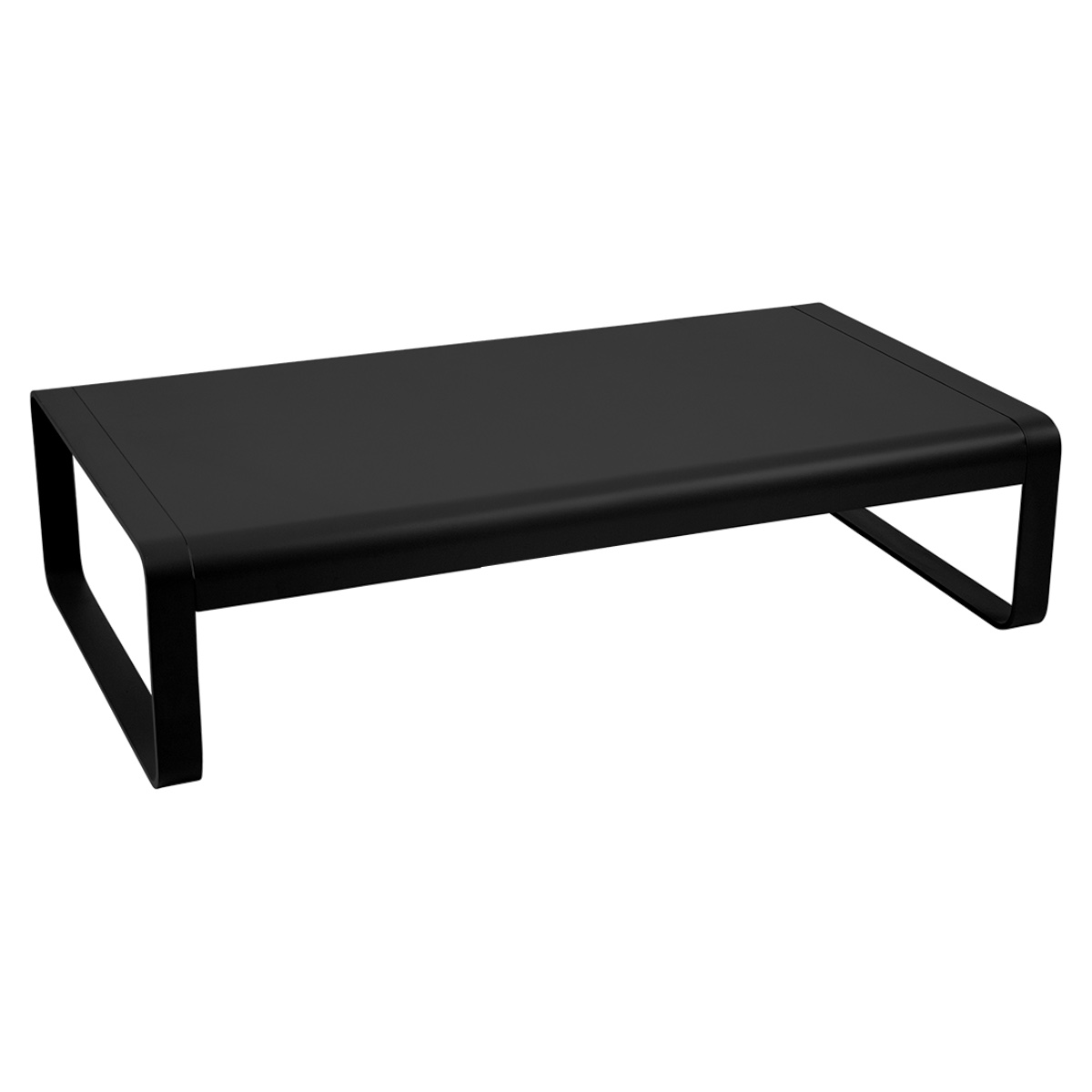 Grande table basse 138x80cm BELLEVIE Fermob réglisse