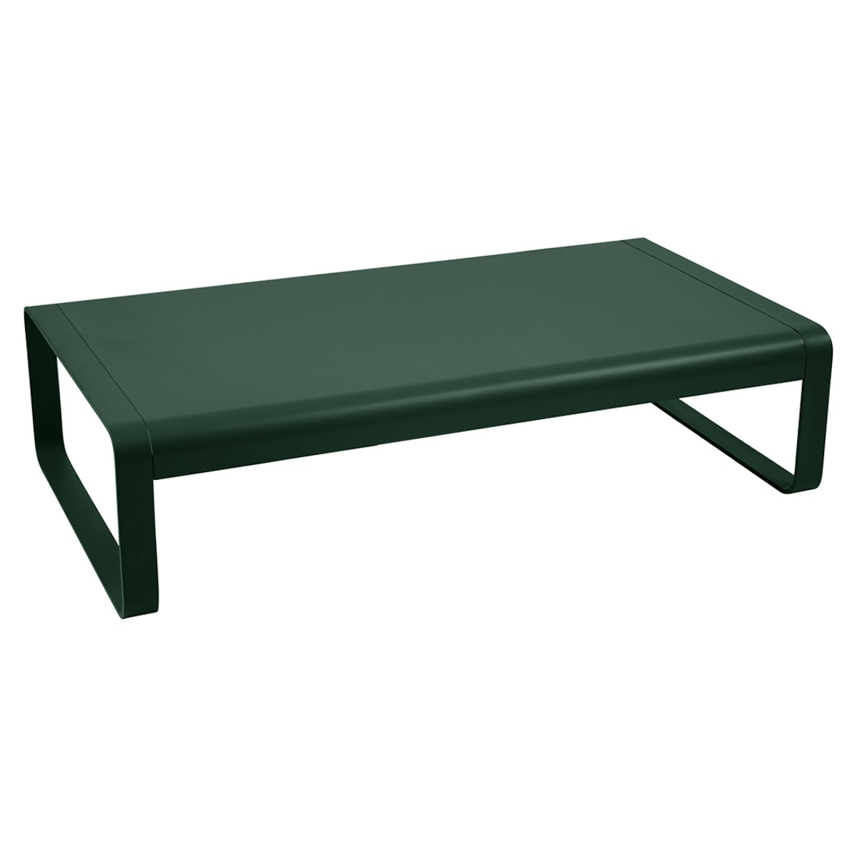 Grande table basse 138x80cm BELLEVIE Fermob vert cèdre