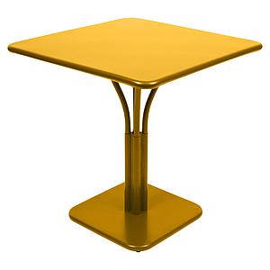 Guéridon 71x71cm plateau plain LUXEMBOURG Fermob Miel
