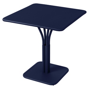 Guéridon 71x71cm plateau plein LUXEMBOURG Fermob Bleu Abysse