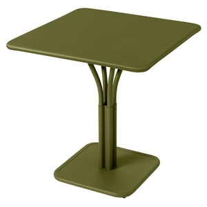Guéridon 71x71cm plateau plein LUXEMBOURG Fermob vert pesto