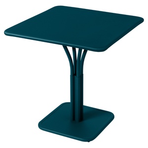 Guéridon 71x71cm plateau plein LUXEMBOURG Fermobbleu acapulco
