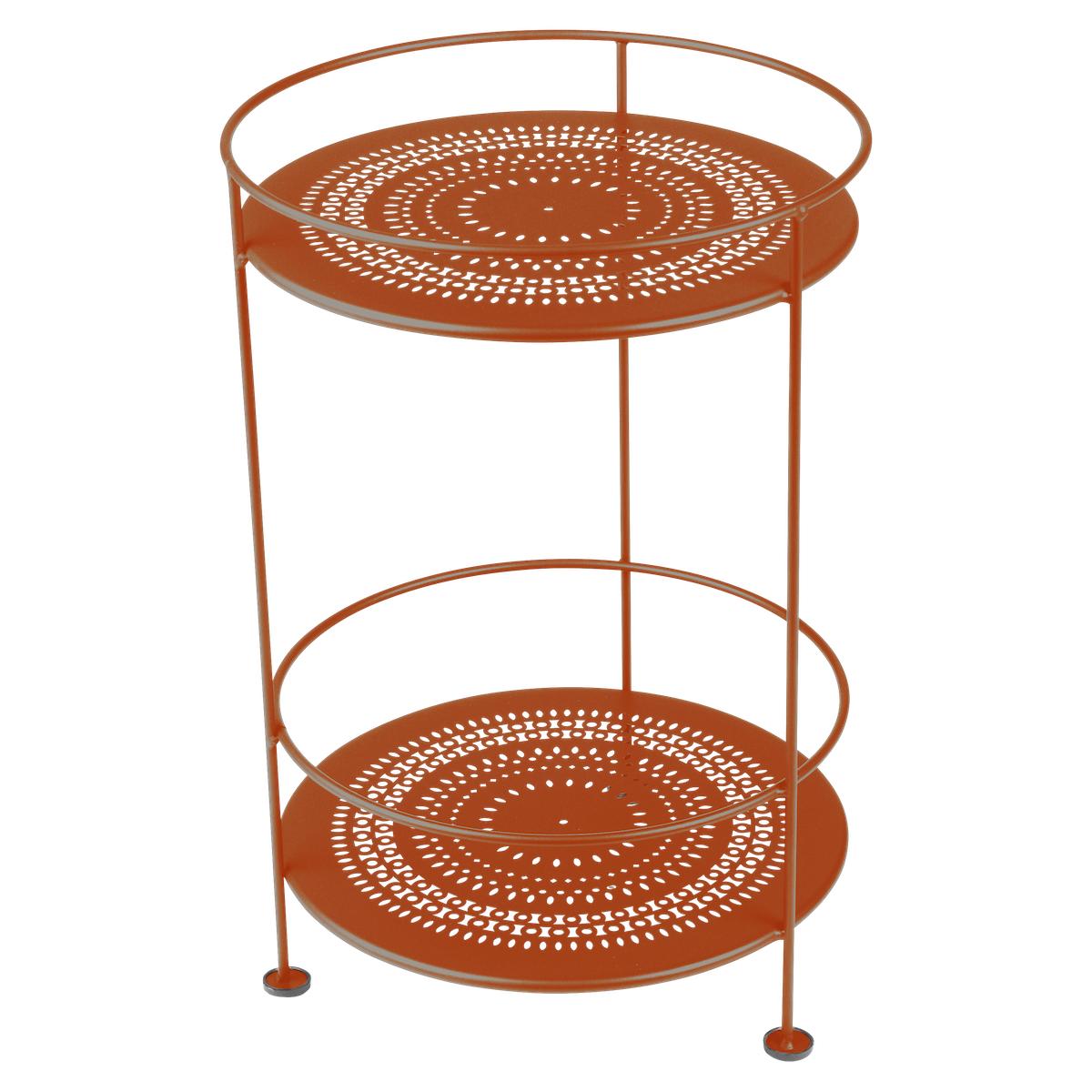 Guéridon GUINGUETTE Fermob orange confite