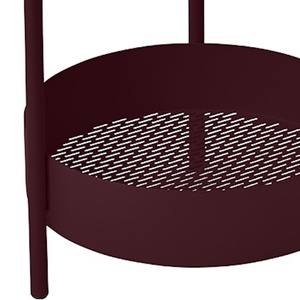 Guéridon SALSA Fermob cerise noir
