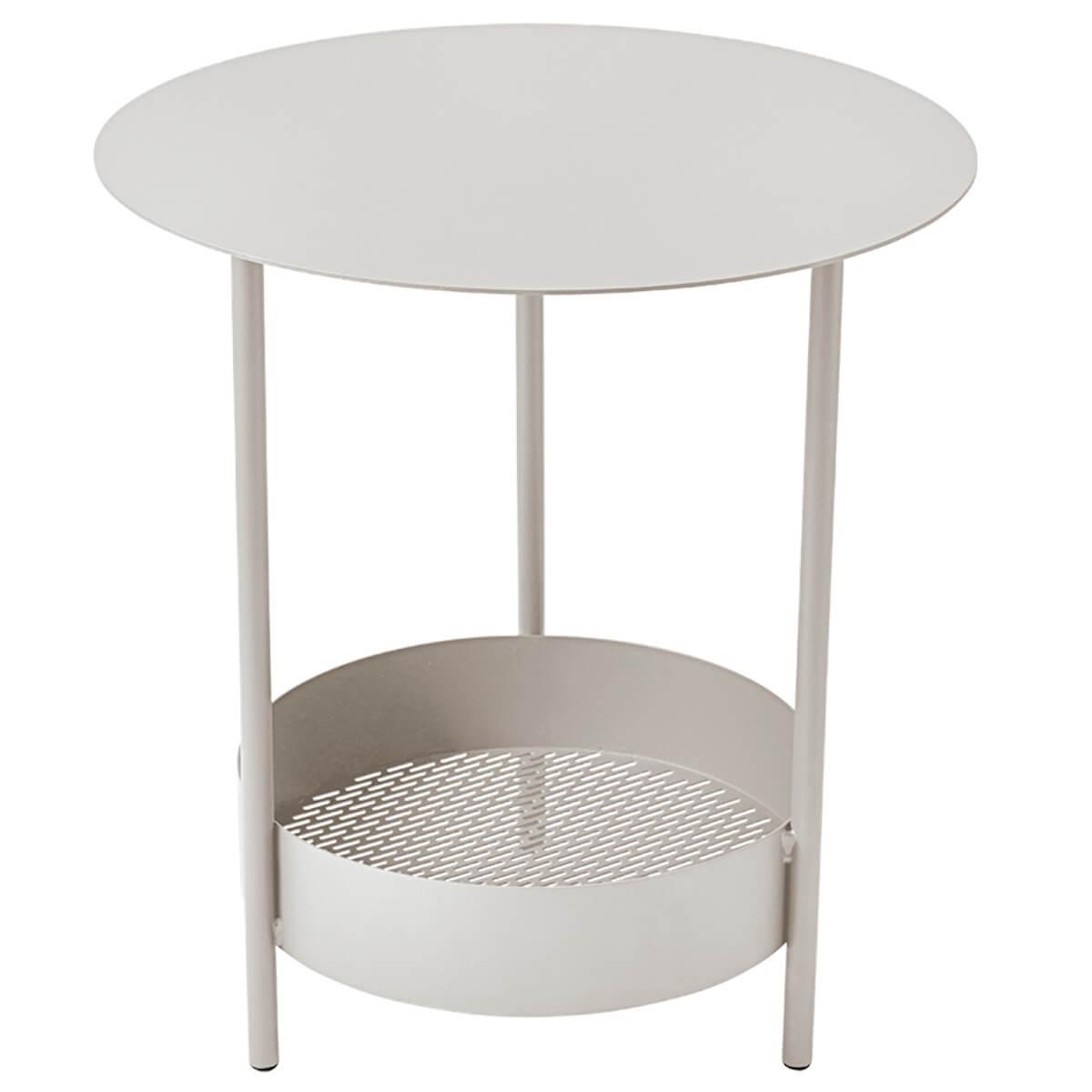 Guéridon SALSA Fermob gris argile