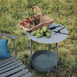 Guéridon SALSA Fermob gris argile