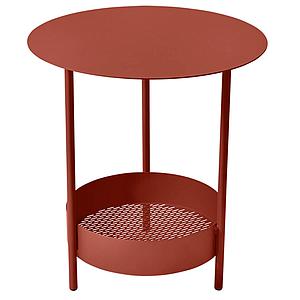 Guéridon SALSA Fermob rouge ocre