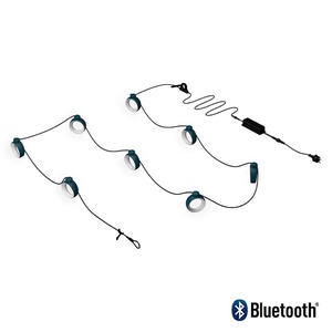 Guirlande luminaire HOOPIK Fermob bleu acapulco