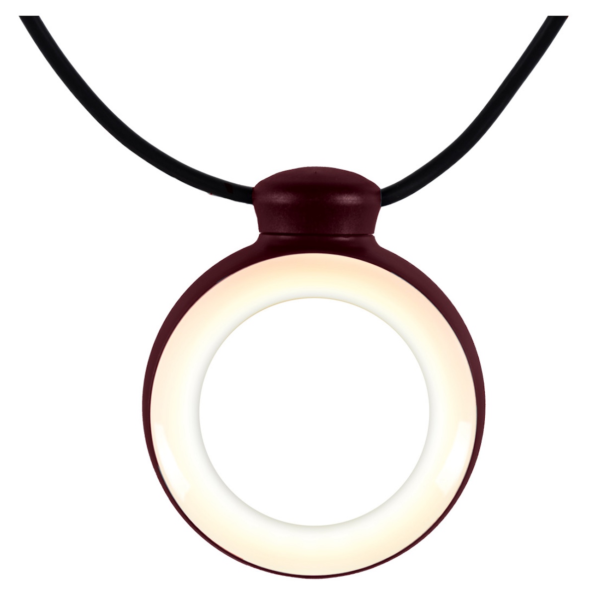 Guirlande luminaire HOOPIK Fermob Cerise noire