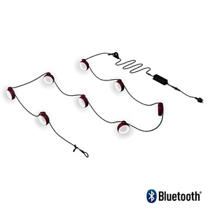 Guirlande luminaire HOOPIK Fermob Cerise noire