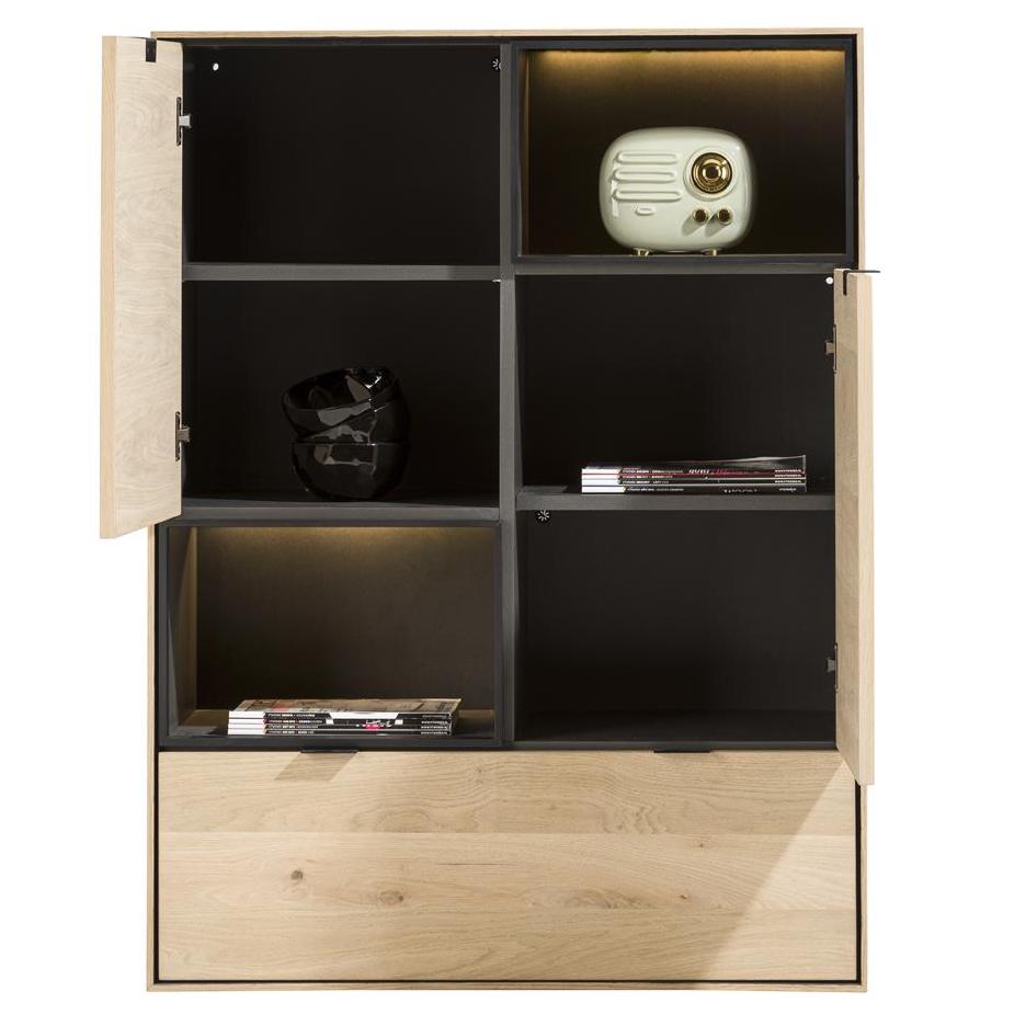Highboard 90x120cm ELEMENTS Xooon chêne naturel