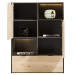 Highboard 90x120cm ELEMENTS Xooon chêne naturel