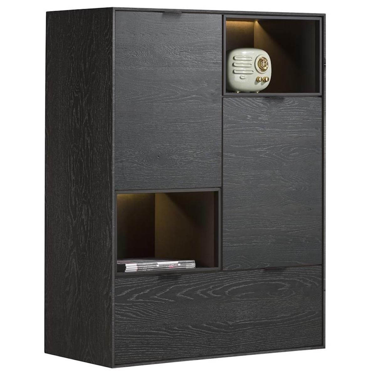 Highboard 90x120cm ELEMENTS Xooon onyx