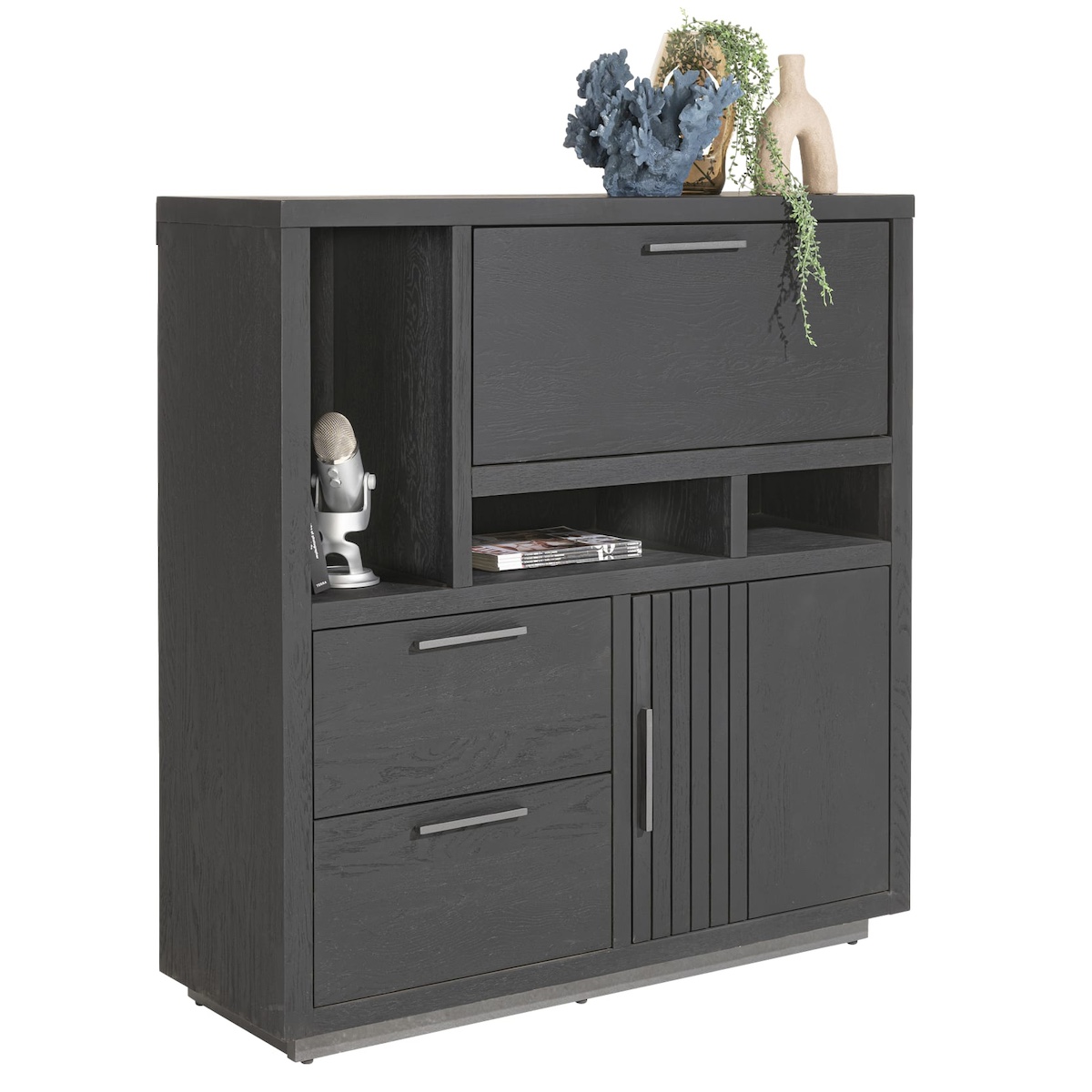 Highboard PAVIE Henders & Hazel 125 cm Castle Black