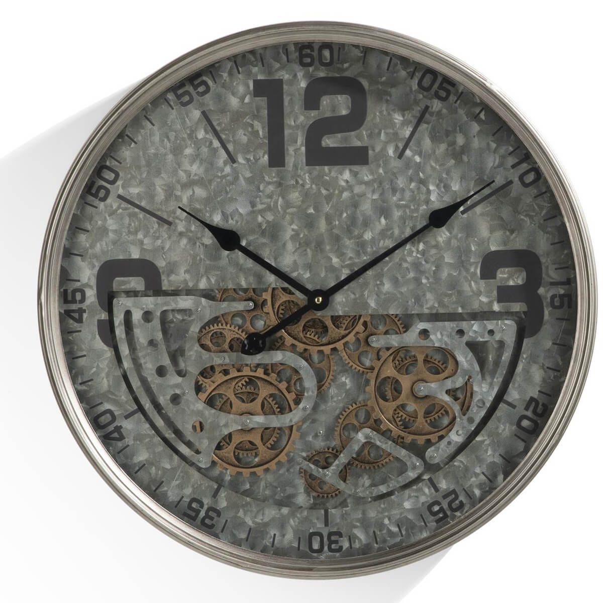 Horloge 65x65cm Coco maison Argent
