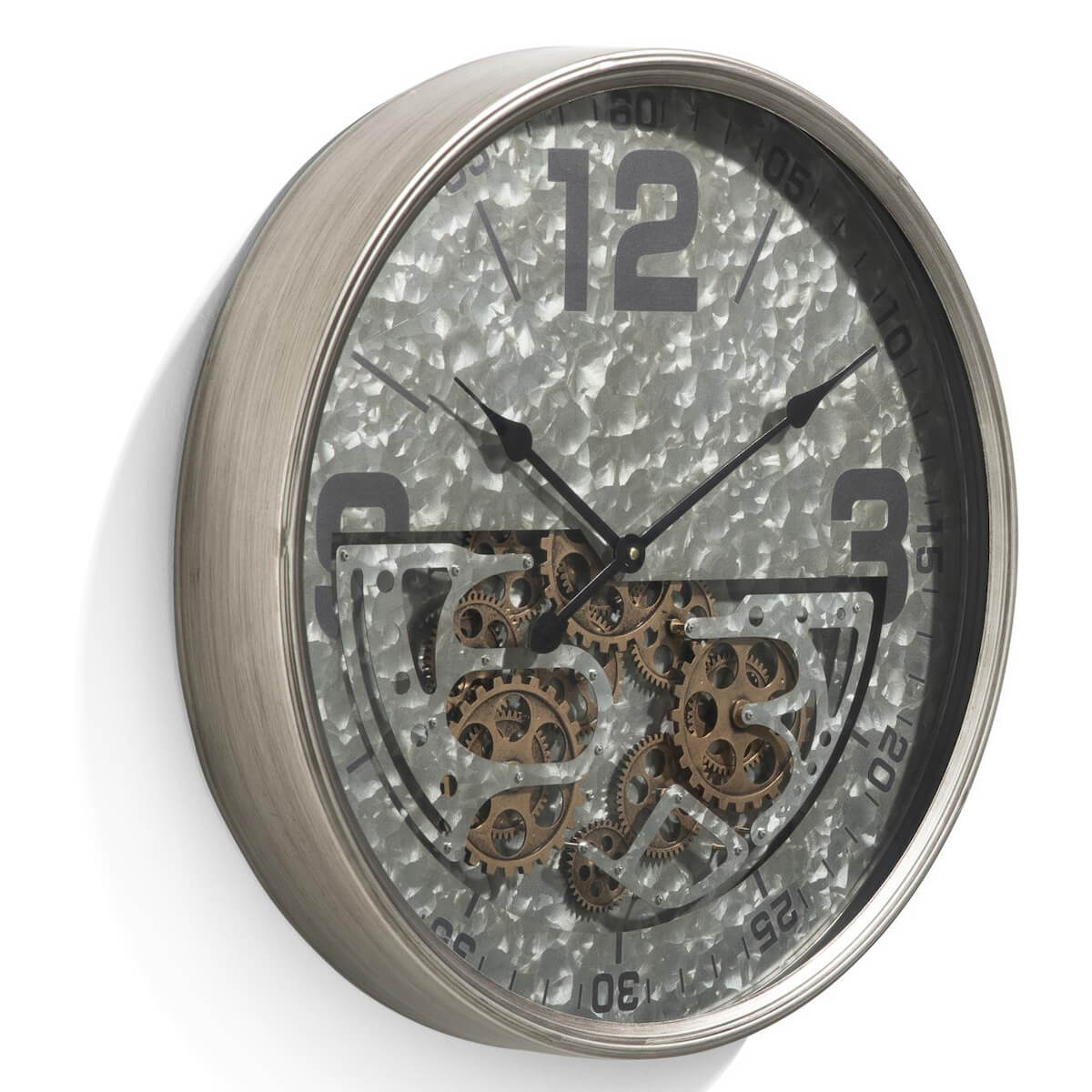 Horloge 65x65cm Coco maison Argent
