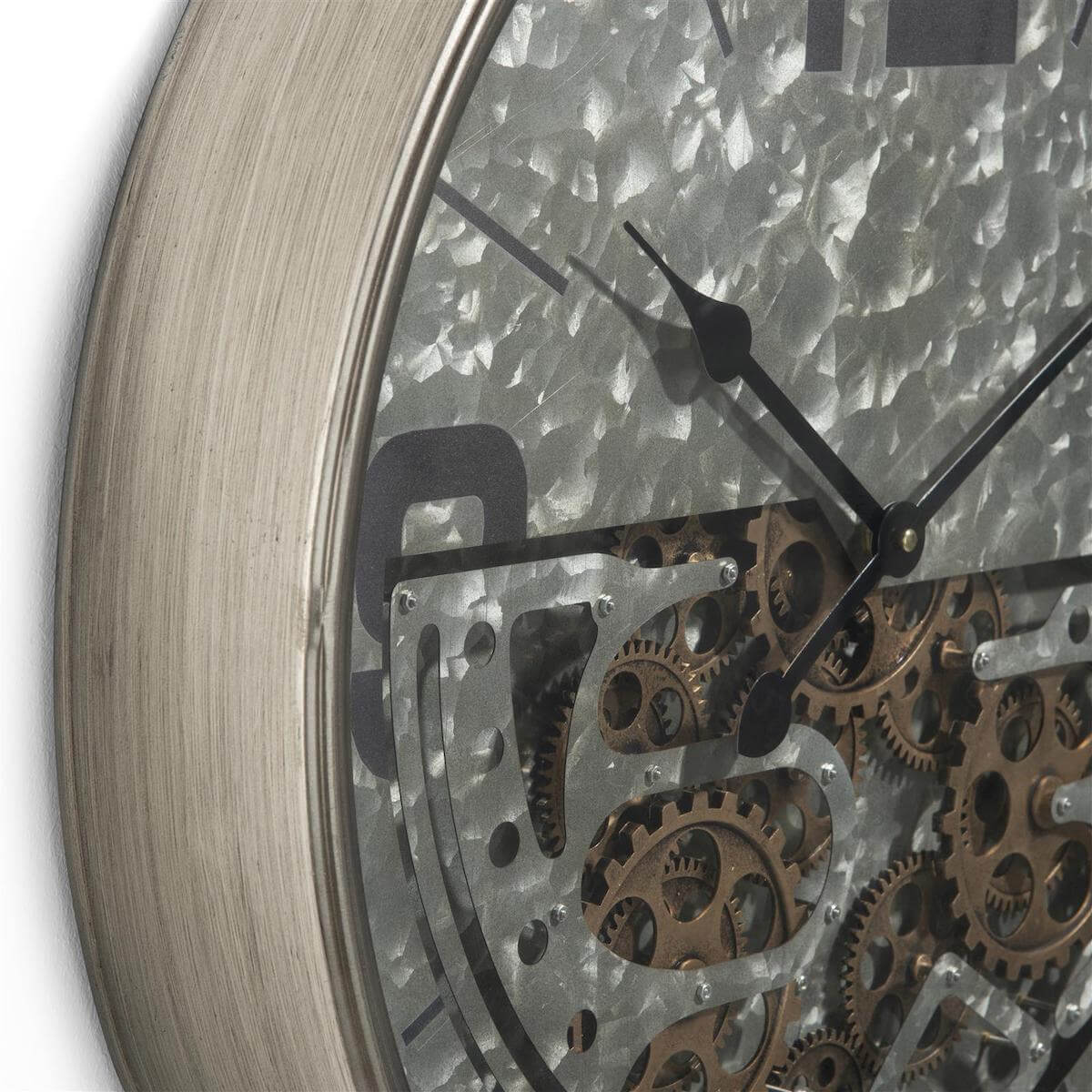 Horloge 65x65cm Coco maison Argent