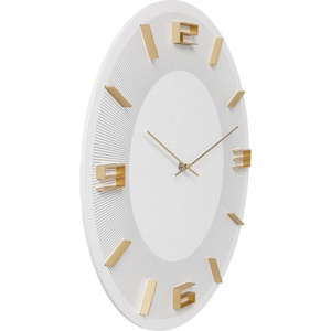 Horloge murale 49cm LEONARDO Kare Design White-Gold