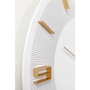 Horloge murale 49cm LEONARDO Kare Design White-Gold
