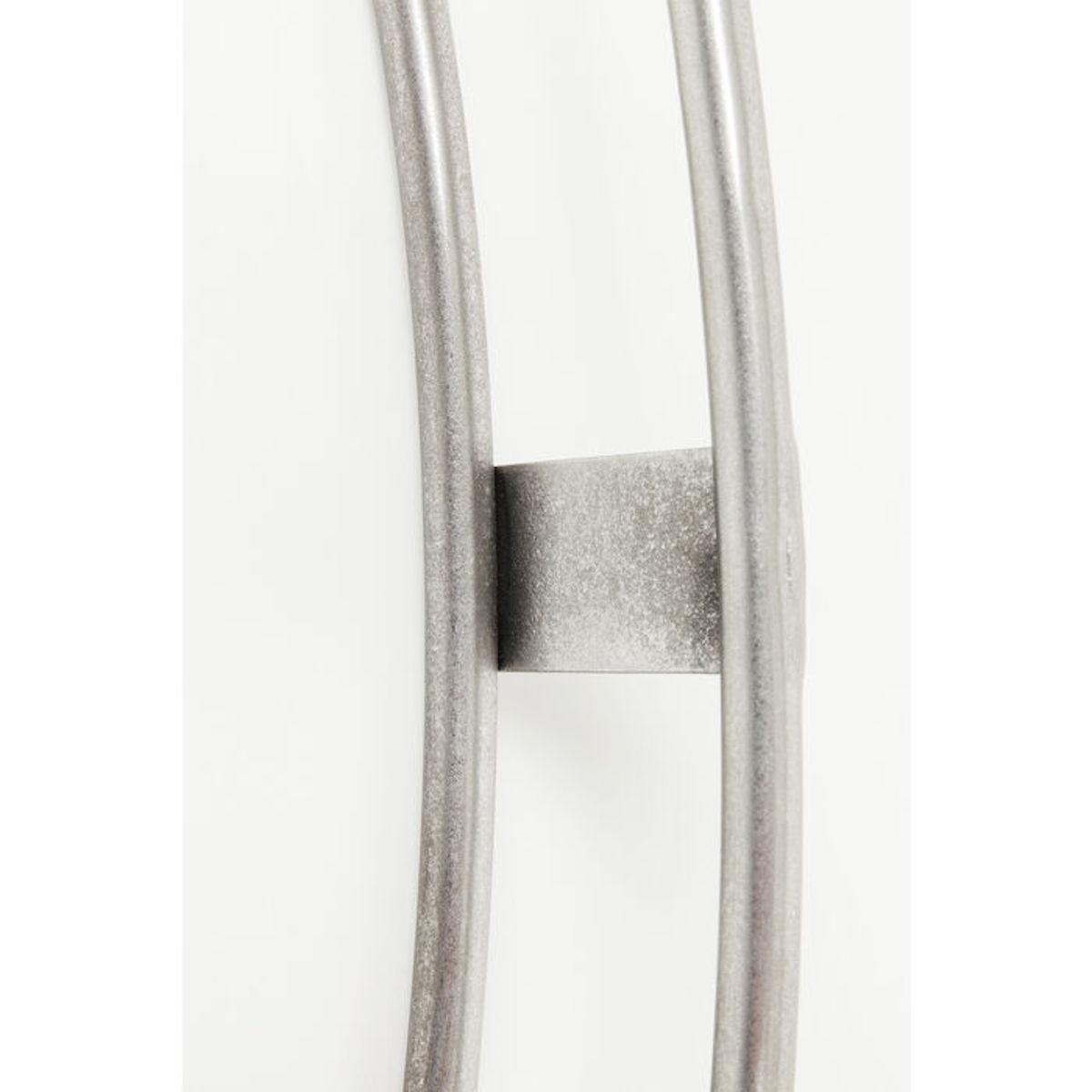 Horloge murale 60cm CLIP Kare Design argenté
