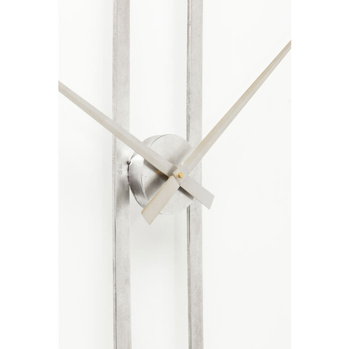 Horloge murale 60cm CLIP Kare Design argenté