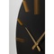 Horloge murale 70cm LUCA Kare Design noir