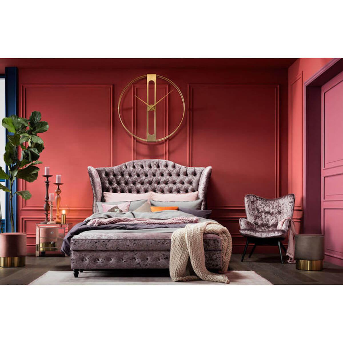 horloge murale CLIP GOLD Kare Design 107cm