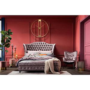 horloge murale CLIP GOLD Kare Design 107cm