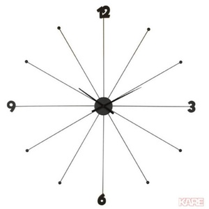 Horloge UMBRELLA Kare Design noir