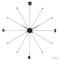 Horloge UMBRELLA Kare Design noir
