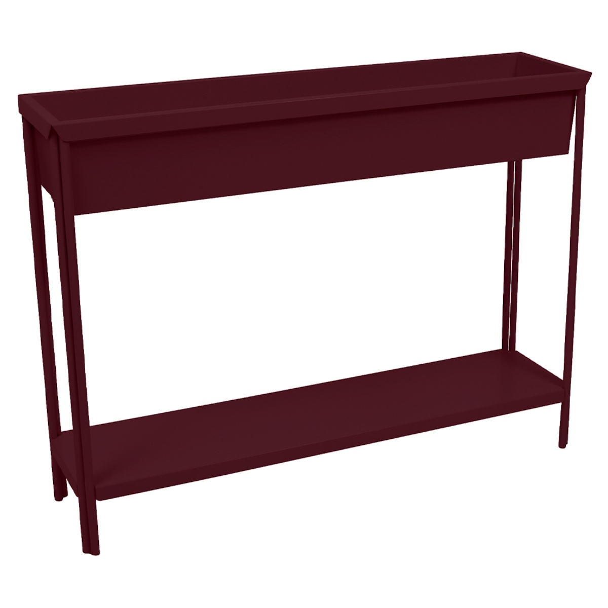 Jardinière grand TERRAZZA Fermob cerise noir
