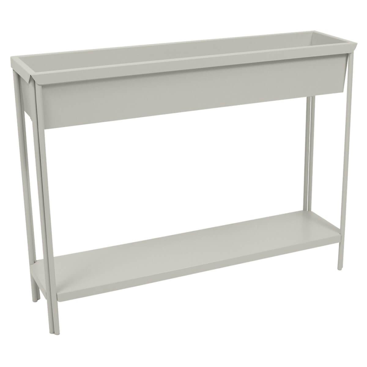 Jardinière grand TERRAZZA Fermob gris argile