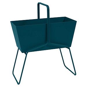 Jardinière haut BASKET Fermob Bleu acapulco
