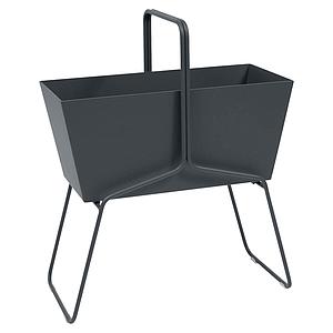 Jardinière haut BASKET Fermob carbone