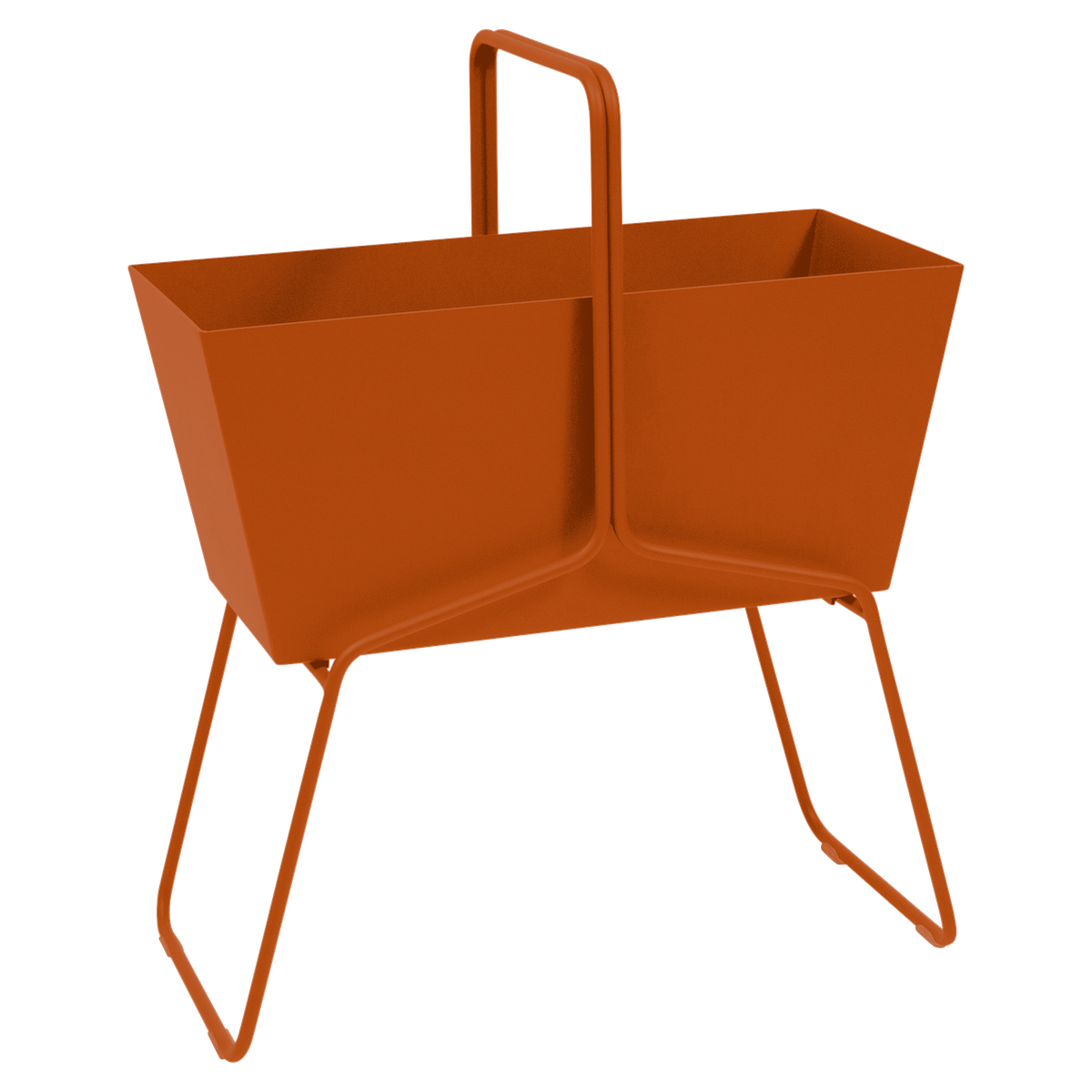 Jardinière haut BASKET Fermob orange confite