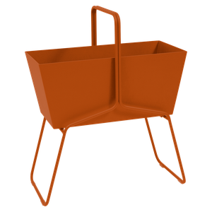 Jardinière haut BASKET Fermob orange confite