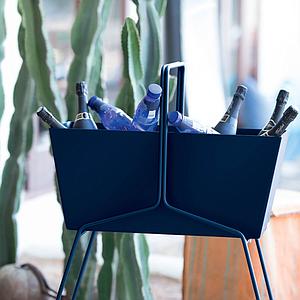 Jardinière haut BASKET Fermob rose praline