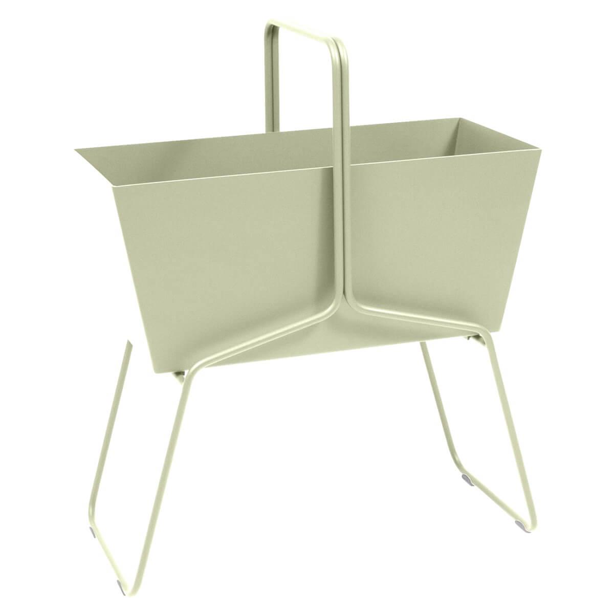 Jardinière haut BASKET Fermob tilleul