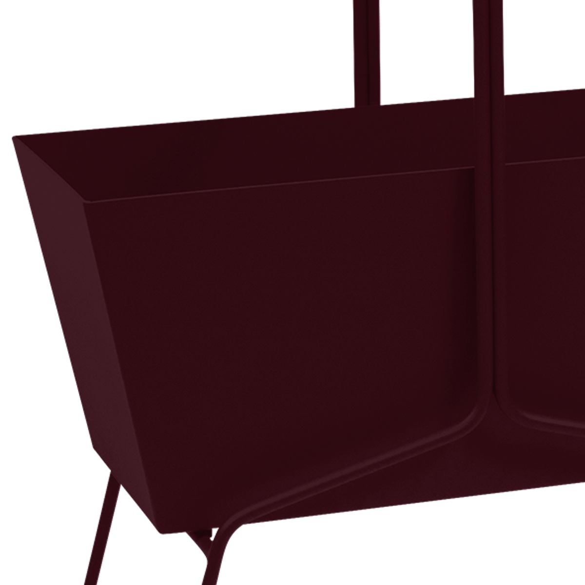 Jardinière haute BASKET Fermob cerise noire