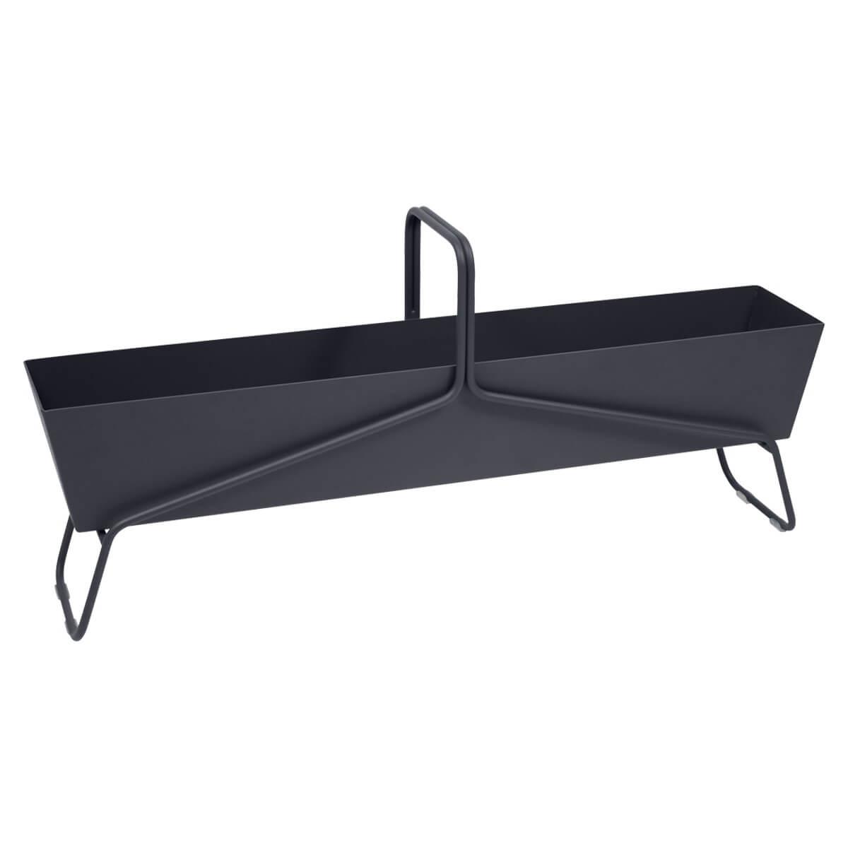 Jardinière longue BASKET Fermob carbone